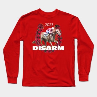 Disarm 2023 Kentucky Derby Hopeful-Rose Horseshoe Long Sleeve T-Shirt